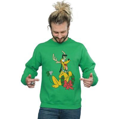 Disney Pluto Rentier Sweatshirt - Weihnachten - Small Disney Pluto Rentier Sweatshirt - Weihnachten - Small