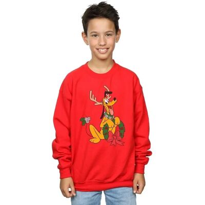 Absolute Cult Disney - Pluto Christmas Reindeer Sweatshirt Absolute Cult Disney - Pluto Christmas Reindeer Sweatshirt