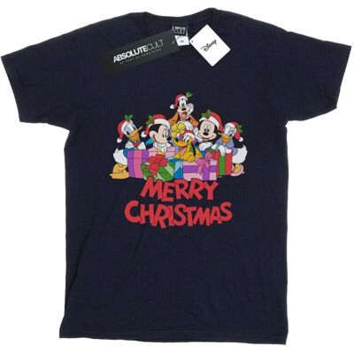 Disney Mickey Mouse Kerst Boyfriend T-Shirt - T-Shirt Disney Mickey Mouse Kerst Boyfriend T-Shirt - T-Shirt