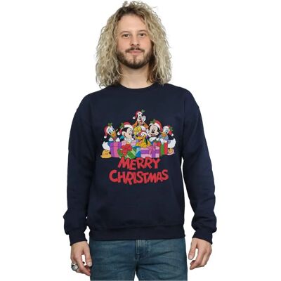 Disney Mickey Mouse Kerst sweatshirt - Marineblauw 5XL Disney Mickey Mouse Kerst sweatshirt - Marineblauw 5XL