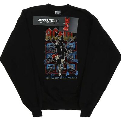 Absolute Cult AC/DC Herren Blow Up Your Video Sweatshirt - Sweatshirt Absolute Cult AC/DC Herren Blow Up Your Video Sweatshirt - Sweatshirt
