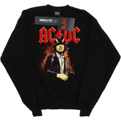Absolute Cult AC/DC Angus Highway To Hell Sweatshirt - Sweatshirt Absolute Cult AC/DC Angus Highway To Hell Sweatshirt - Sweatshirt