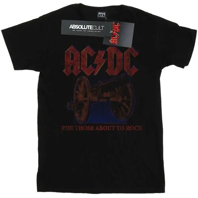 Absolute Cult AC/DC Męska Koszulka Dla Tych, Którzy Zamierzają Roken - T-Shirt Absolute Cult AC/DC Męska Koszulka Dla Tych, Którzy Zamierzają Roken - T-Shirt