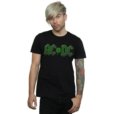 Absolute Cult AC/DC Męska Koszulka z logo Trawa Czarna - T-Shirt Absolute Cult AC/DC Męska Koszulka z logo Trawa Czarna - T-Shirt