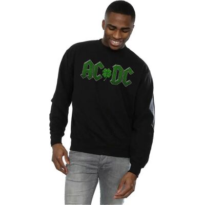 Absolute Cult AC/DC Herren Shamrock Logo Sweatshirt - Sweatshirt Absolute Cult AC/DC Herren Shamrock Logo Sweatshirt - Sweatshirt