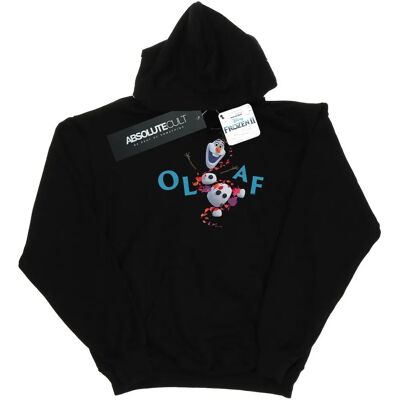 Disney Olaf Leaf Jump Hoodie - Bluza z kapturem, Dla kobiet, Czarny, Small Disney Olaf Leaf Jump Hoodie - Bluza z kapturem, Dla kobiet, Czarny, Small
