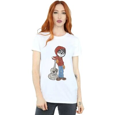 Biała koszulka Disney Coco Miguel - Swobodny Krój - Oficjalny Merch Biała koszulka Disney Coco Miguel - Swobodny Krój - Oficjalny Merch