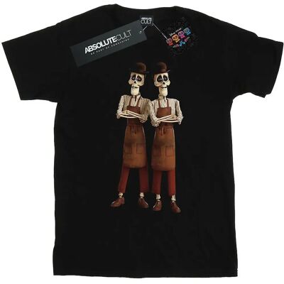 Disney Women Coco Oscar Felipe Twin Brothers Black T-Shirt Disney Women Coco Oscar Felipe Twin Brothers Black T-Shirt