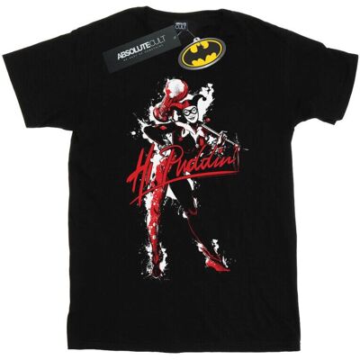 DC Comics Harley Quinn Slim Fit T-Shirt - Mannen Zwart Large DC Comics Harley Quinn Slim Fit T-Shirt - Mannen Zwart Large