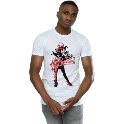 DC Comics Harley Quinn Slim Fit T-Shirt - Heren Wit DC Comics Harley Quinn Slim Fit T-Shirt - Heren Wit