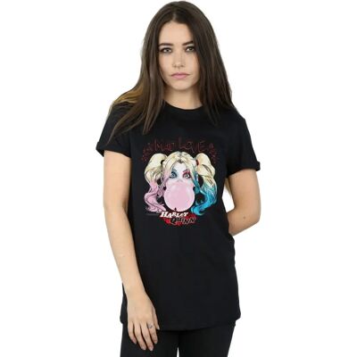 DC Comics Harley Quinn Mad Love Boyfriend T-Shirt - T-Shirt DC Comics Harley Quinn Mad Love Boyfriend T-Shirt - T-Shirt