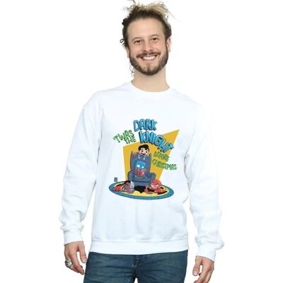 Absolute Cult DC Comics Men's Super Friends Dark Knight Before Christmas Sweatshirt Absolute Cult DC Comics Men's Super Friends Dark Knight Before Christmas Sweatshirt