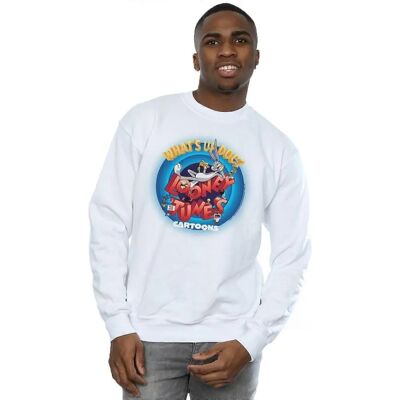 Absolute Cult Looney Tunes Herren Kreis Sweatshirt Weiß Groß - Sweatshirt Absolute Cult Looney Tunes Herren Kreis Sweatshirt Weiß Groß - Sweatshirt