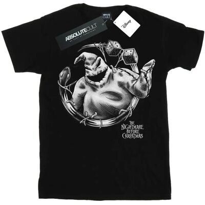 Disney Nightmare Before Christmas Ooogie Boogie Mono Boyfriend T-Shirt - T-Shirt Disney Nightmare Before Christmas Ooogie Boogie Mono Boyfriend T-Shirt - T-Shirt