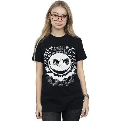 Absolute Cult Disney Jack Der Kürbis König Boyfriend T-Shirt - Schwarz Absolute Cult Disney Jack Der Kürbis König Boyfriend T-Shirt - Schwarz