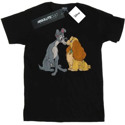 Disney Lady And The Tramp Abgewetzte Kuss T-Shirt - T-Shirt Disney Lady And The Tramp Abgewetzte Kuss T-Shirt - T-Shirt