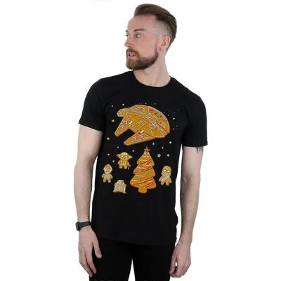 Absolute Cult Star Wars Lebkuchen Rebellen Schwarz T-Shirt Absolute Cult Star Wars Lebkuchen Rebellen Schwarz T-Shirt