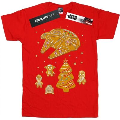 Absolute Cult Star Wars Herren Lebkuchen Rebellen T-Shirt - T-Shirt Absolute Cult Star Wars Herren Lebkuchen Rebellen T-Shirt - T-Shirt