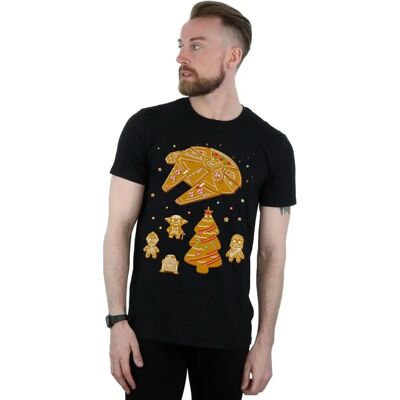Absolute Cult Star Wars Herren Gingerbread Rebellen T-Shirt - T-Shirt Absolute Cult Star Wars Herren Gingerbread Rebellen T-Shirt - T-Shirt