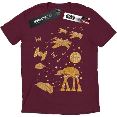 Absolute Cult Star Wars Männer's Lebkuchen Schlacht T-Shirt - T-Shirt Absolute Cult Star Wars Männer's Lebkuchen Schlacht T-Shirt - T-Shirt