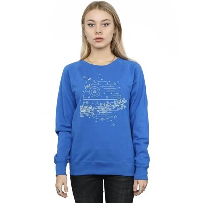 Absolute Cult Star Wars Damen Death Star Schlitten Sweatshirt - Sweatshirt Absolute Cult Star Wars Damen Death Star Schlitten Sweatshirt - Sweatshirt