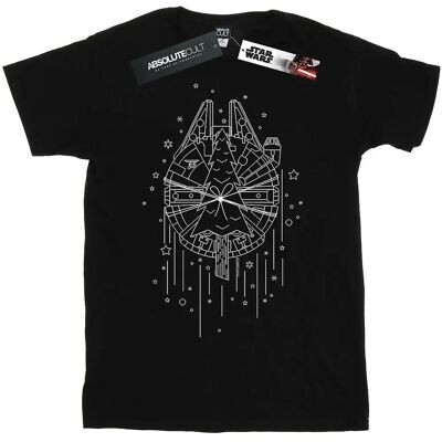 Absolute Cult Star Wars Millennium Falcon Navy Blue T-Shirt - Herren Absolute Cult Star Wars Millennium Falcon Navy Blue T-Shirt - Herren