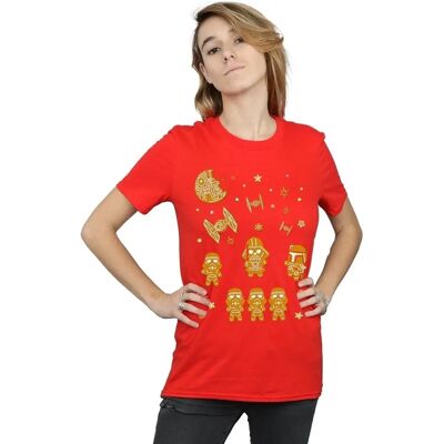 Absolute Cult Star Wars Gingerbread Empire Boyfriend Fit T-Shirt Absolute Cult Star Wars Gingerbread Empire Boyfriend Fit T-Shirt