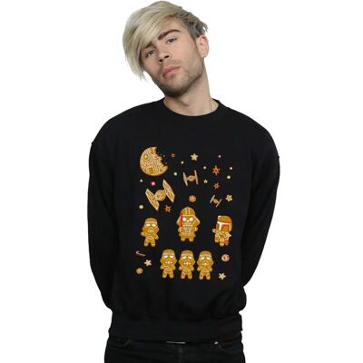 Absolute Cult Star Wars Men's Gingerbread Empire Sweatshirt - Felpa Absolute Cult Star Wars Men's Gingerbread Empire Sweatshirt - Felpa