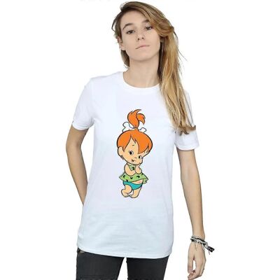 Absolute Cult The Flintstones Damen Pebbles Flintstone Boyfriend Fit T-Shirt - T-Shirt Absolute Cult The Flintstones Damen Pebbles Flintstone Boyfriend Fit T-Shirt - T-Shirt