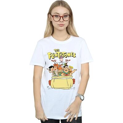 Absolute Cult The Flintstones Damen Boyfriend T-Shirt - Basic Typ Absolute Cult The Flintstones Damen Boyfriend T-Shirt - Basic Typ