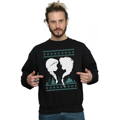 Disney Frozen Schwestern Sweatshirt - Heavy Cotton - Schwarz Disney Frozen Schwestern Sweatshirt - Heavy Cotton - Schwarz
