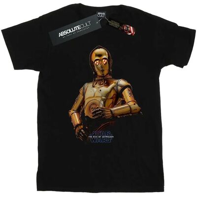 Absolute Cult Star Wars C-3PO Schwarzes Slim Fit T-Shirt Absolute Cult Star Wars C-3PO Schwarzes Slim Fit T-Shirt