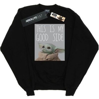 Absolute Cult - The Mandalorian The Child Good Side - Schwarz - Sweatshirt Absolute Cult - The Mandalorian The Child Good Side - Schwarz - Sweatshirt