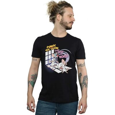 Absolute Cult Animaniacs Pinky und das Gehirn T-Shirt Schwarz XX-Large Absolute Cult Animaniacs Pinky und das Gehirn T-Shirt Schwarz XX-Large