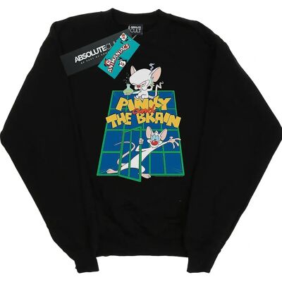 Absolute Cult Animaniacs Pinky Und Der Brain Sweatshirt - Herren Schwarz Absolute Cult Animaniacs Pinky Und Der Brain Sweatshirt - Herren Schwarz