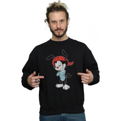 Absolute Cult Animaniacs Wakko Classic Sweatshirt - Herren Schwarz XXL Absolute Cult Animaniacs Wakko Classic Sweatshirt - Herren Schwarz XXL