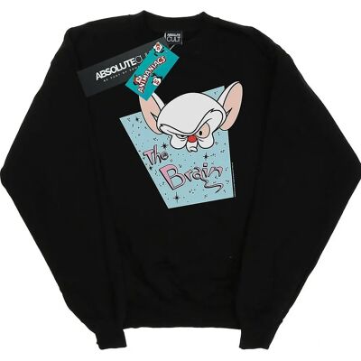 Absolute Cult Animaniacs Das Gehirn Mugshot Sweatshirt - Herren Schwarz X-Large - Sweatshirt Absolute Cult Animaniacs Das Gehirn Mugshot Sweatshirt - Herren Schwarz X-Large - Sweatshirt