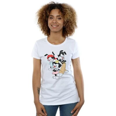 Absolute Cult Animaniacs Damen Dot Wakko Yakko T-Shirt - T-Shirt Absolute Cult Animaniacs Damen Dot Wakko Yakko T-Shirt - T-Shirt