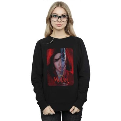 Disney Mulan Sweatshirt - Heavy Cotton Mix - Schwarz X-Large Disney Mulan Sweatshirt - Heavy Cotton Mix - Schwarz X-Large
