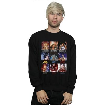 Absolute Cult Star Wars Herren Poster Saga Sweatshirt - Sweatshirt Absolute Cult Star Wars Herren Poster Saga Sweatshirt - Sweatshirt