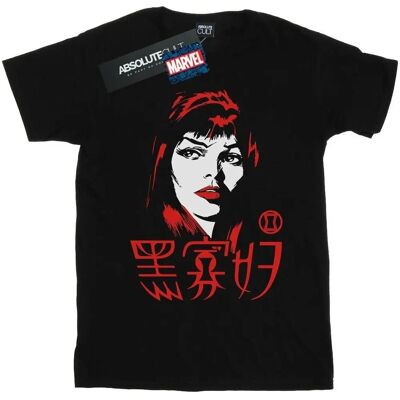 Absolute Cult - Marvel Black Widow Chinesisches Logo - T-Shirt Absolute Cult - Marvel Black Widow Chinesisches Logo - T-Shirt