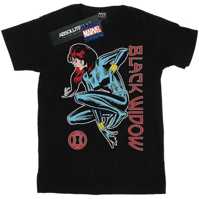 Absolute Cult Marvel Czarna Wdowa T-Shirt - Mężczyzna Średni Absolute Cult Marvel Czarna Wdowa T-Shirt - Mężczyzna Średni