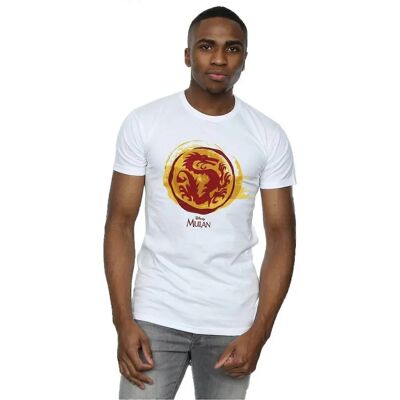 Disney Mulan Courage Dragon T-Shirt - Herren Weiß XX-Large Disney Mulan Courage Dragon T-Shirt - Herren Weiß XX-Large