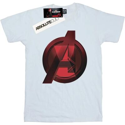 Absolute Cult - Marvel Black Widow Logo - Weiß - S - T-shirt Absolute Cult - Marvel Black Widow Logo - Weiß - S - T-shirt