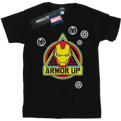 Absolute Cult Marvel Iron Man Rüstung Bis Abzeichen T-Shirt - Schwarz - Produkttyp Absolute Cult Marvel Iron Man Rüstung Bis Abzeichen T-Shirt - Schwarz - Produkttyp