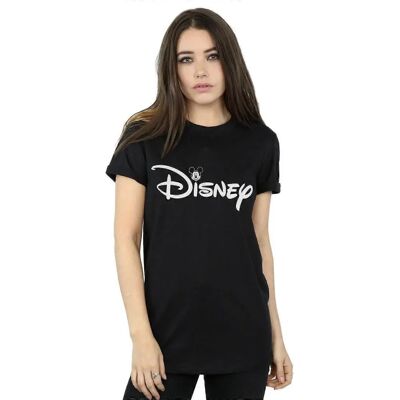 T-shirt con logo testa di Topolino, vestibilità boyfriend - Nero T-shirt con logo testa di Topolino, vestibilità boyfriend - Nero