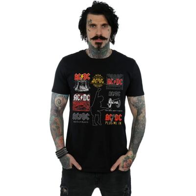 AC/DC Herren Kunstsammlung T-Shirt - T-Shirt AC/DC Herren Kunstsammlung T-Shirt - T-Shirt