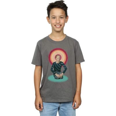David Bowie Boys Kneeling Halo T-Shirt - Grey - Kids 9-11 y David Bowie Boys Kneeling Halo T-Shirt - Grey - Kids 9-11 y