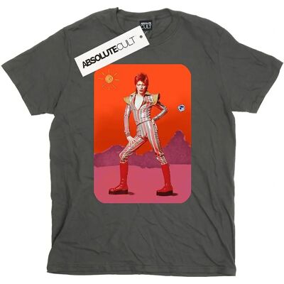 Absolute Cult David Bowie T-Shirt auf Mars - Herren Charcoal XX-Large Absolute Cult David Bowie T-Shirt auf Mars - Herren Charcoal XX-Large