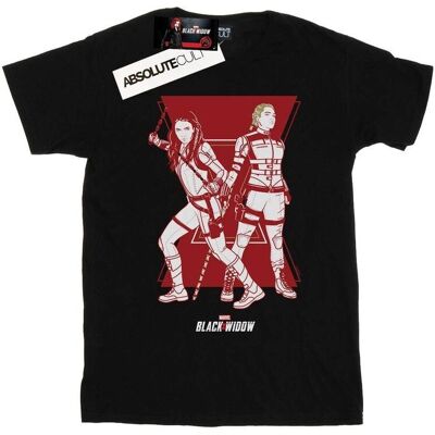 Marvel Black Widow Black Woman T-Shirt - Casual Relaxed Fit Marvel Black Widow Black Woman T-Shirt - Casual Relaxed Fit